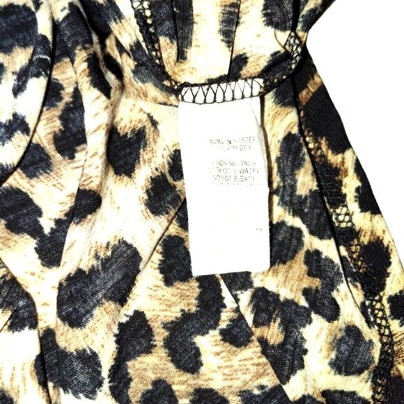 LEOPARD PRINT SLEEVELESS MINI DRESS SIZE SMALL! - Picture 7 of 7